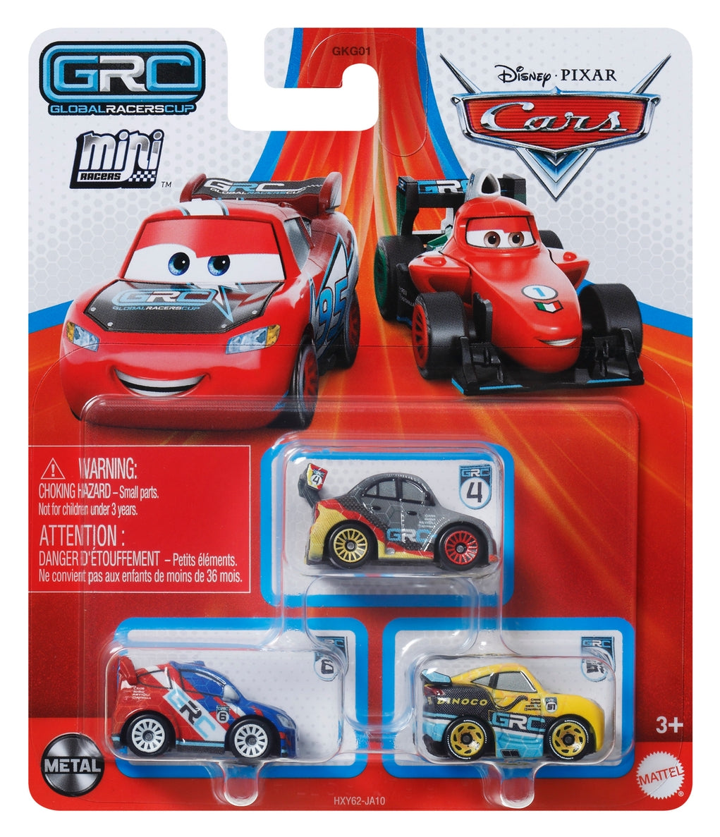 Disney Cars Mini Racers 3 pack