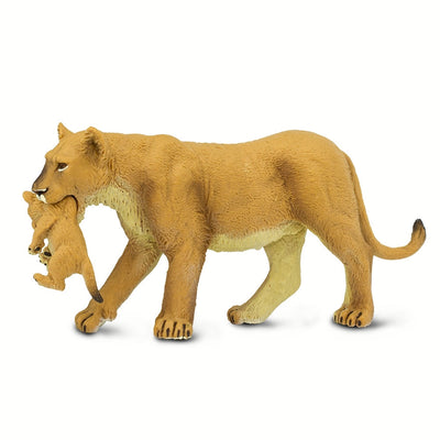 Lioness with Cub Figurine