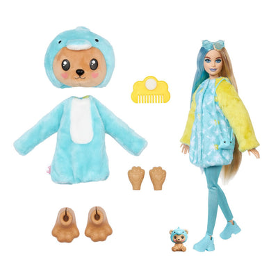 Barbie Cutie Reveal Teddy Bear as Dolphin Doll