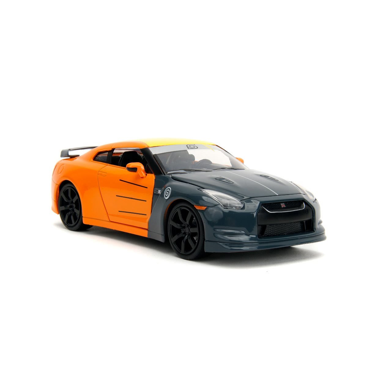 Naruto 2009 Nissan GT-R R35 1:24 Scale Die-Cast Metal Vehicle with Figure