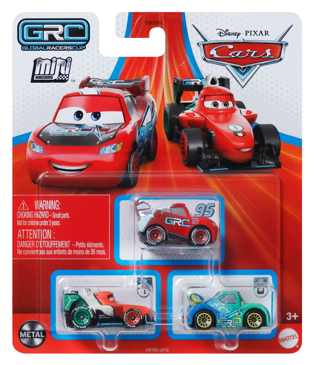 Disney Cars Mini Racers 3 pack