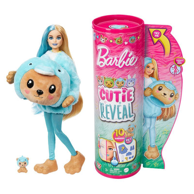 Barbie Cutie Reveal Teddy Bear as Dolphin Doll