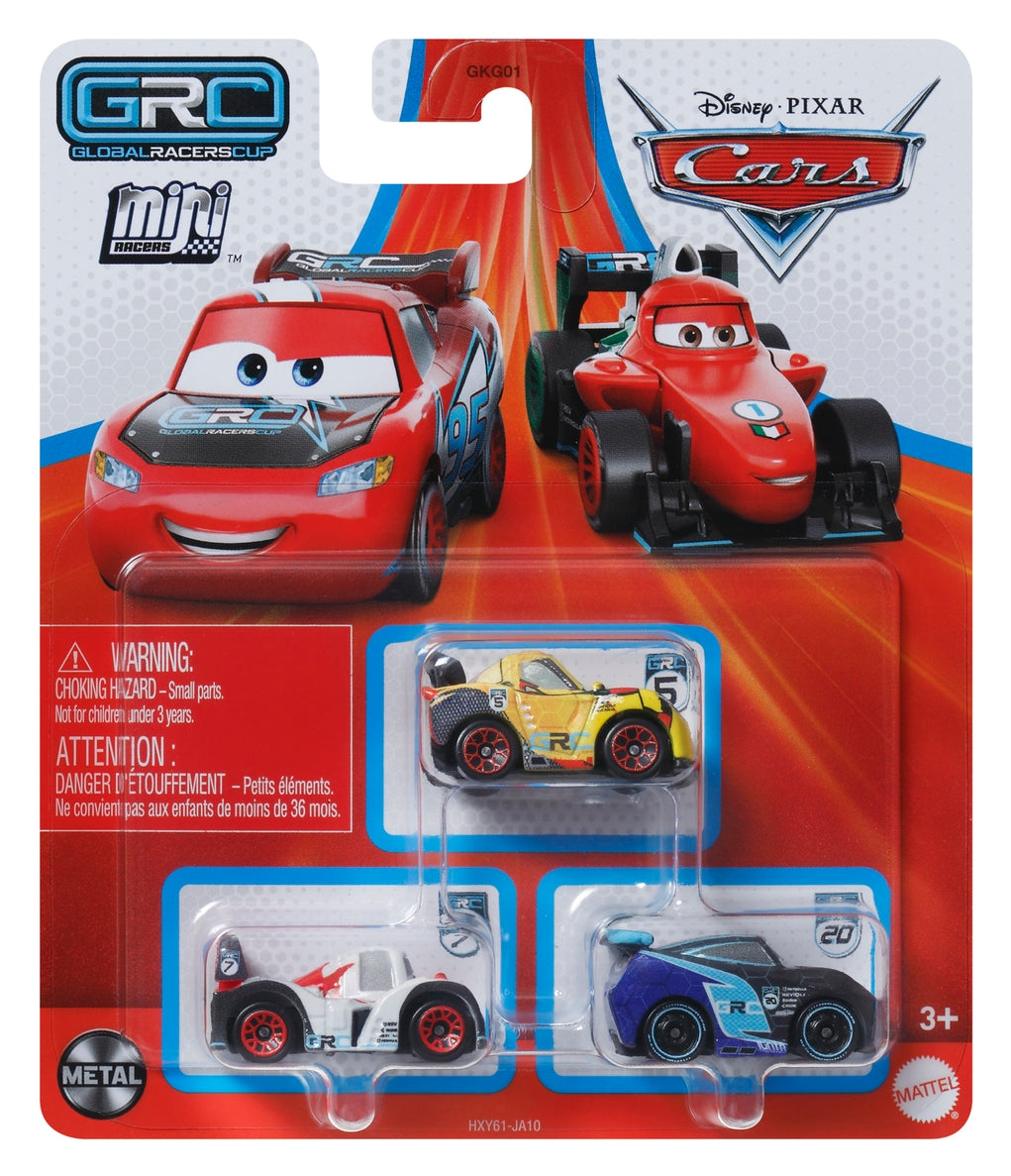 Disney Cars Mini Racers 3 pack