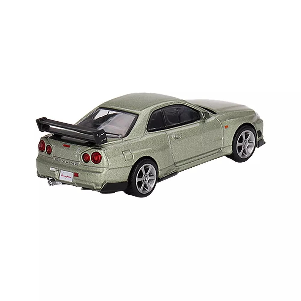 Mini GT 1:64 Nissan Skyline GT-R (R34)Tommykaira R-z Millenium Jade