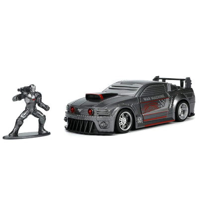 Hollywood Rides Ford Mustang 1:32 Scale Die-Cast Metal Vehicle with War Machine Figure