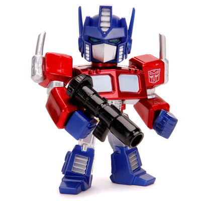 Transformers G1 Optimus Prime Deluxe 4-Inch MetalFigs Figure with Light