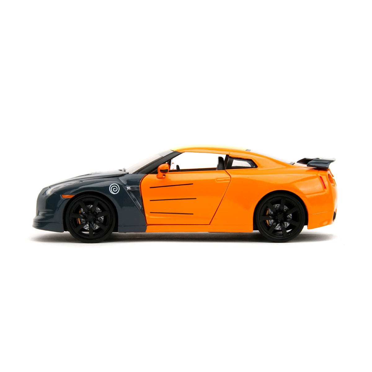 Naruto 2009 Nissan GT-R R35 1:24 Scale Die-Cast Metal Vehicle with Figure