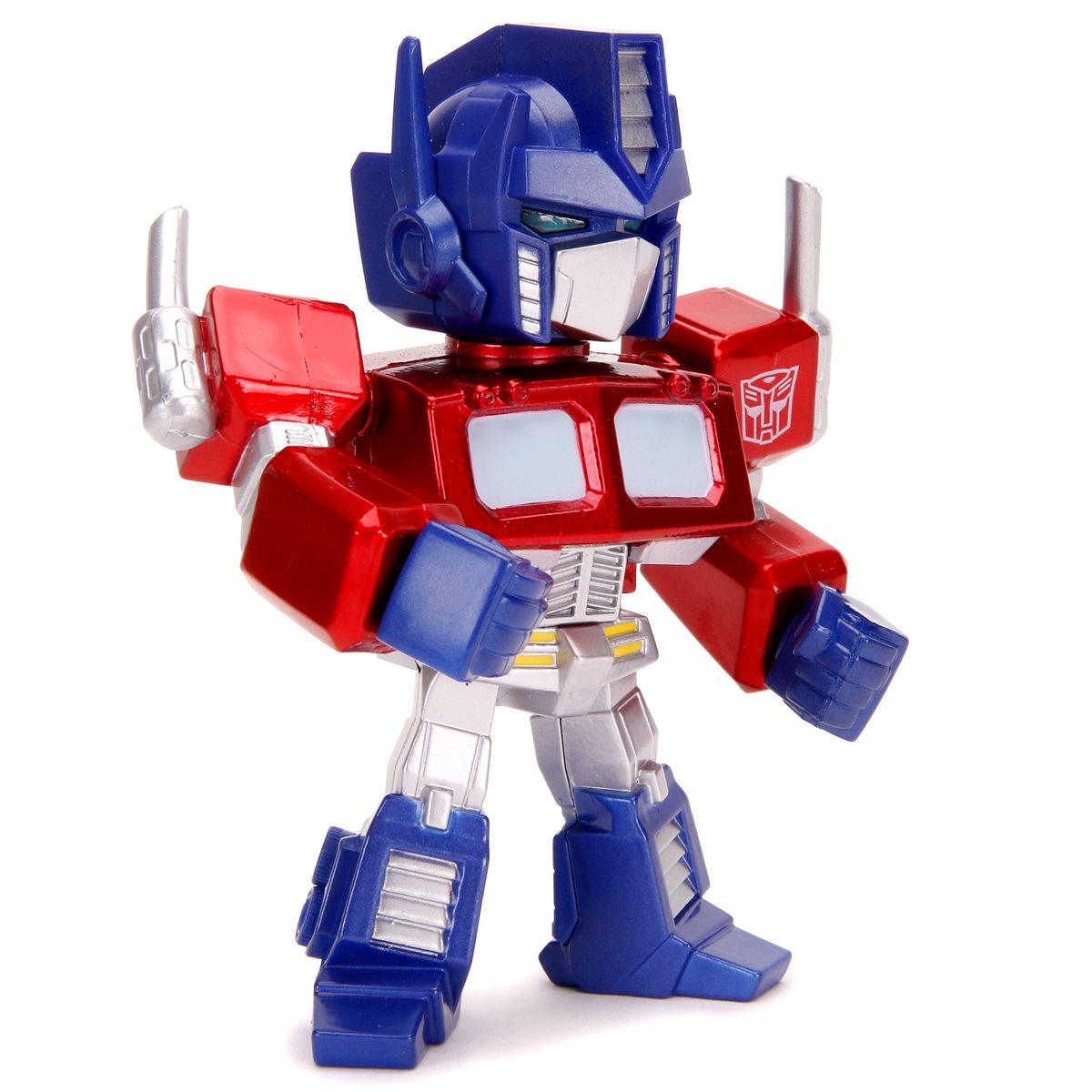 Transformers G1 Optimus Prime Deluxe 4-Inch MetalFigs Figure with Light