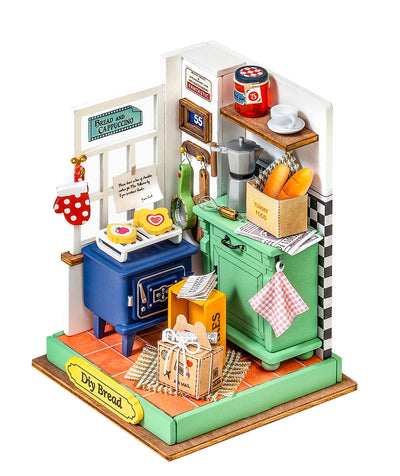 Rolife Diy Kit Mini 3D House Afternoon Baking Time