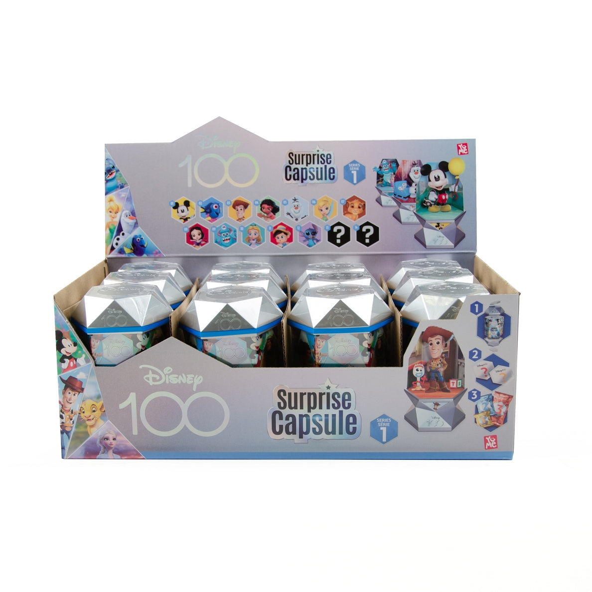 Yume Disney 100 Mystery Capsules Toy Figure Series 1